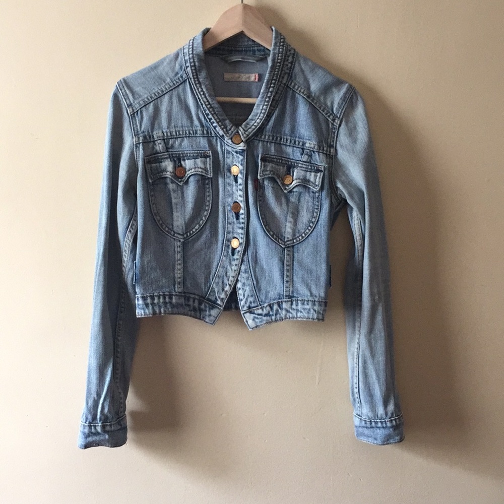 Cropped Levi's Jean Jacket
